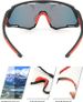 ROCKBROS Sunglasses Polarised Cycling Glasses Windproof Sports Glasses 2 Models_desvips.com