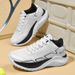 Thick Sole Height Increasing Lightweight Black Trendy Sneakers Breathable Large Size Men's Running Shoes Youth_desvips.com