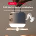 Multifunctional Fan Long Battery Life Outdoor Camping Lantern Rechargeable Tent Camp Mosquito Repellent Light_desvips.com