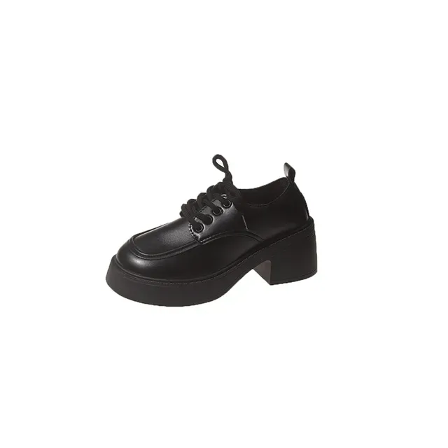 Spring 2024 New Black Platform Flats Women Loafers Slip On Boat Shoes Designer Quality Casual Leather Oxfords_desvips.com