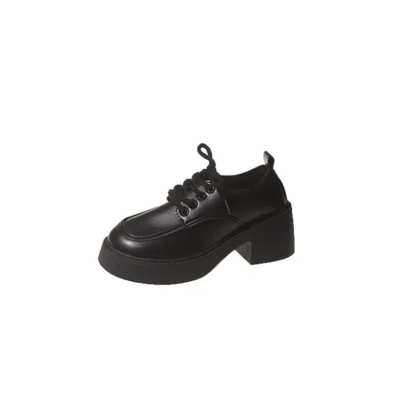 Spring 2024 New Black Platform Flats Women Loafers Slip On Boat Shoes Designer Quality Casual Leather Oxfords_desvips.com