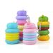 Hamburg Children's Creative Water Cup, Portable Drop-proof And Leak-proof Silicone Water Cup, Outdoor Sports Kettle_desvips.com