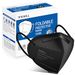 WWDOLL KN95 Face Masks 50 Pack, 5-Layer Breathable Disposable Respirator Mask For Adult Black_desvips.com