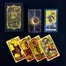 78 Classic Waite Complete Set Popular Gold Foil PET Waterproof Plastic Tarot Cards For Beginners Entry-Level_desvips.com