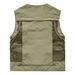 Vest Custom Printed Logo Photographer Director Vest Outdoor Mountaineering Publicity Vest Multi Pocket Overalls_desvips.com