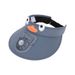 Children's With Electric Fan Summer Sunshade Sun Protection Outdoor Wide Brim Visor For Boys And Girls Baby Hat_desvips.com