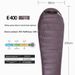 New Four Seasons Universal Outdoor Camping Down Adult Simple Envelope Lightweight Mummy Sleeping Bag_desvips.com