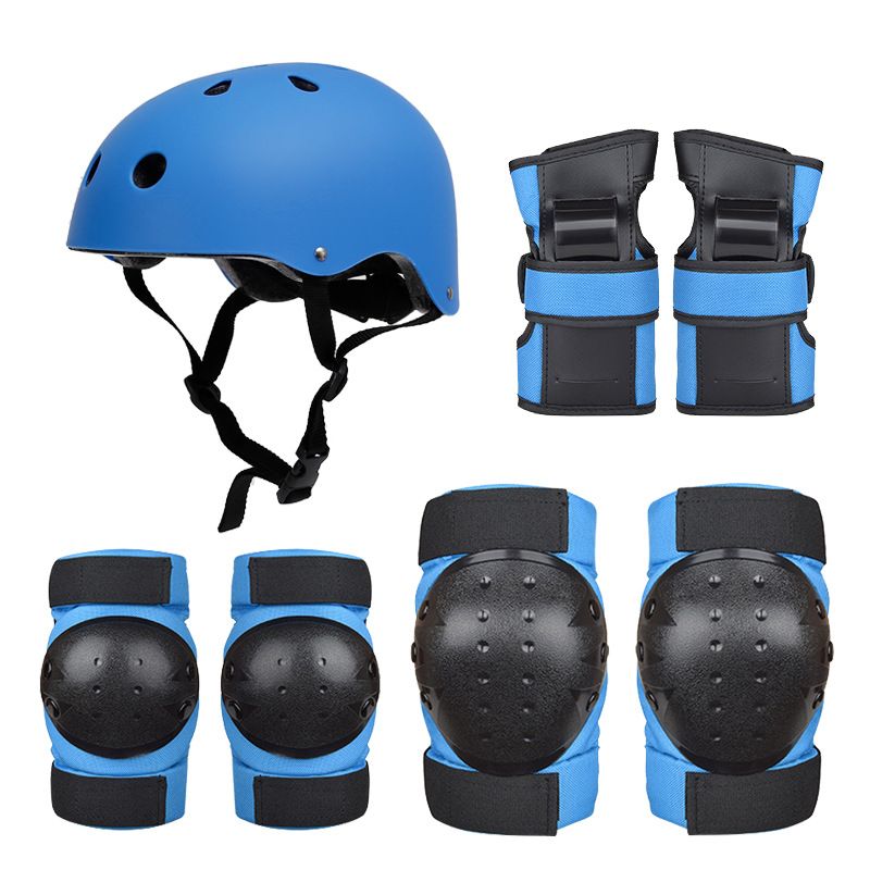 Adult & Kids Skateboard Rollerblading Helmet Protective Gear Set - 7-Piece Full Body Safety Kit For Skating, Cycling, Scooters_desvips.com