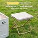 Cross-Border Outdoor Ultra-Light Carbon Steel Handbag Camping Fishing Stool Mini Pocket Small Folding Chair_desvips.com