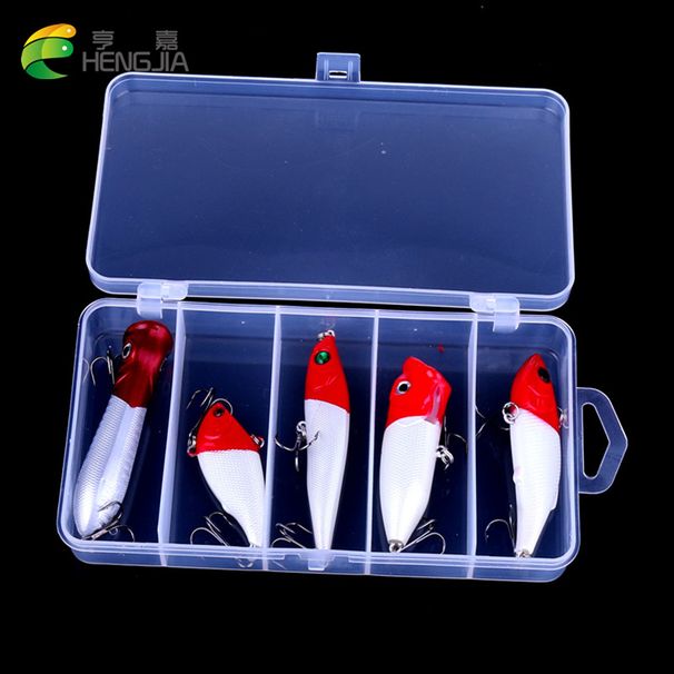 5pcs/box Artificial Bait Wobblers For Fish Pike Carp Catfish Jerkbait Minnow Swimbait Crankbaits Fishing Lures Topwater_desvips.com