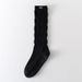 001 Tube For Women Indoor Dance Pilates Non-Slip Yoga Internet Celebrity Style Outdoor Wear Stacked Melad Long Socks_desvips.com