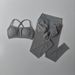 Women's Cross-Back Seamless Sports Suit Quick Drying Breathable Knitted Fitness Running Wear_desvips.com
