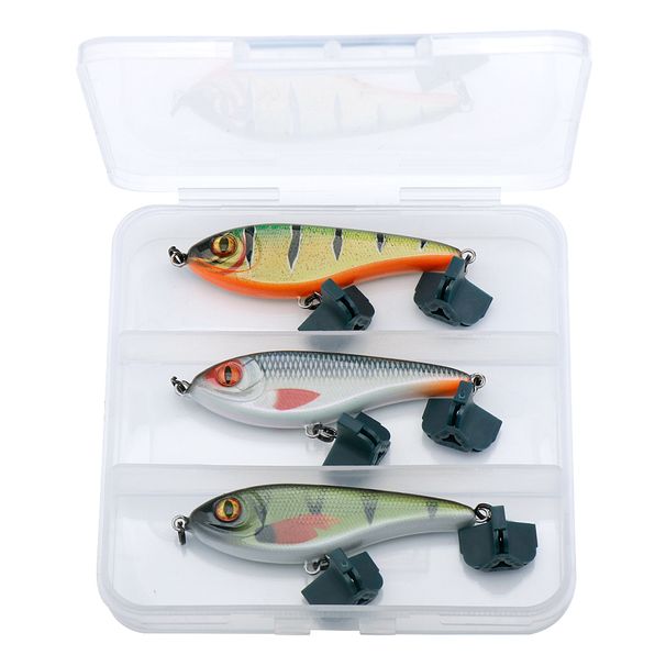 TREHOOK 3pcs Jerkbait Sinking Wobblers For Pike Fishing Lure Set 68mm 9g Rattling Artificial Baits Kit Crankbaits Fishing Tackle_desvips.com