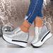 Breathable Hollow Out Thick Bottom Sneakers Women 2026 Autumn Chunky Platform High Heel Casual On Non Slip Shoes_desvips.com