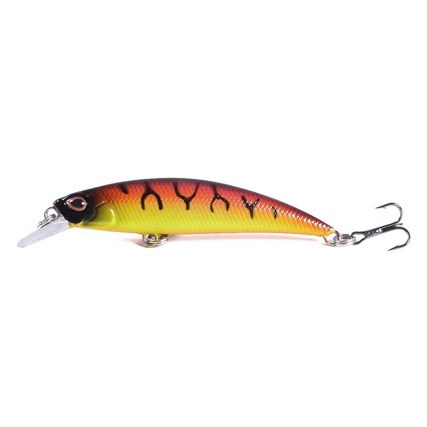 HENGJIA 8cm 9g Minnow Fishing Lure Hard Artificial Sinking Bait 3D Eyes Wobblers Crankbait Topwater Plastic Baits Fish Pesca_desvips.com