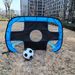 4-In-1 Portable Soccer Goal For Kids - Foldable Training Net With Detachable Frame & Carry Bag_desvips.com