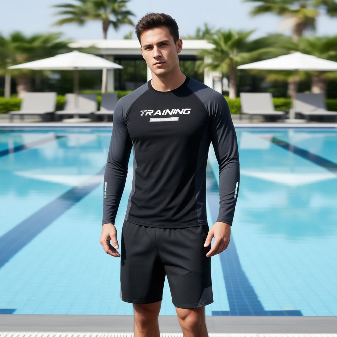 Wholesale Diving For Men, Long-sleeved, Sun-protective, Quick-drying, Conservative Swimwear, Women's Couple's Sets,_desvips.com