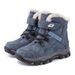 Children's Snow Boots Year New Middle And Large Children Boys Padded Warm Winter Girls Cotton Shoes_desvips.com