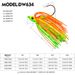 Tassel Sequin Mustache Spinnerbaits Anti-Hook Bottom Lure Lead Head Hook_desvips.com