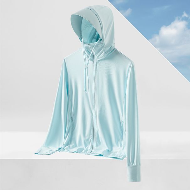2025 Women's Summer Jacket, UV Protection, Lihtweiht, Breathable, Ice Silk Sports Coat, Outdoor Sun Protection_desvips.com