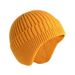 LazyZoom Warm Watch Men's Skull Cap Winter Knitted Earflap With Ears Brimless Cycling Hat_desvips.com