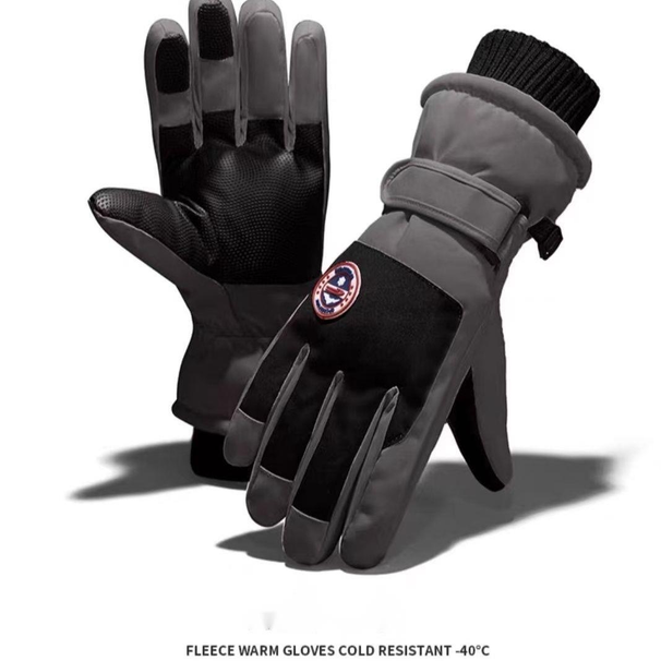 Winter Skiing Gloves For Men And Women, Touch Screen, Windproof, Velvet, Cold Resistant, Warm, Thick, Waterproof,_desvips.com