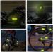 Motorcycle Fluorescent Warning Reflective Sticker Car Bicycle Helmet Safety Sign Warning Strip 42p_desvips.com