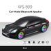 Bluetooth Car Model Speaker With RGB Lights, Portable Wireless Bass Stereo Speaker With FM Radio, TF Card, USB, AUX And TWS_desvips.com