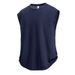 Ice Silk Sleeveless Men's T-Shirt Summer Thin Breathable Vest Fitness Running Training Tank Top Sports Sweat Shirt_desvips.com