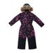 Cross-border Children's One-piece Windproof Waterproof Outdoor Ski Suit For Girls, Cotton Jacket, Warm And Durable_desvips.com