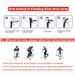 Trekking Pole Cane Telescopic Stick Carbon Fiber Anti-Shock Straight Handle Walking Mountaineering Crutches Telescopic Hiking Trekking Poles_desvips.com
