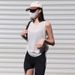 Sleeveless Drawstring Running Sports Vest Summer Thin Loose Quick-Dry Cover-Up Yoga Fitness Top_desvips.com