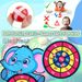 Dart Board For Kids With 3 Sticky Balls Indoor Outdoor Sport Party Games Cartoon Animal Dart Board Toys Christmas Gift_desvips.com