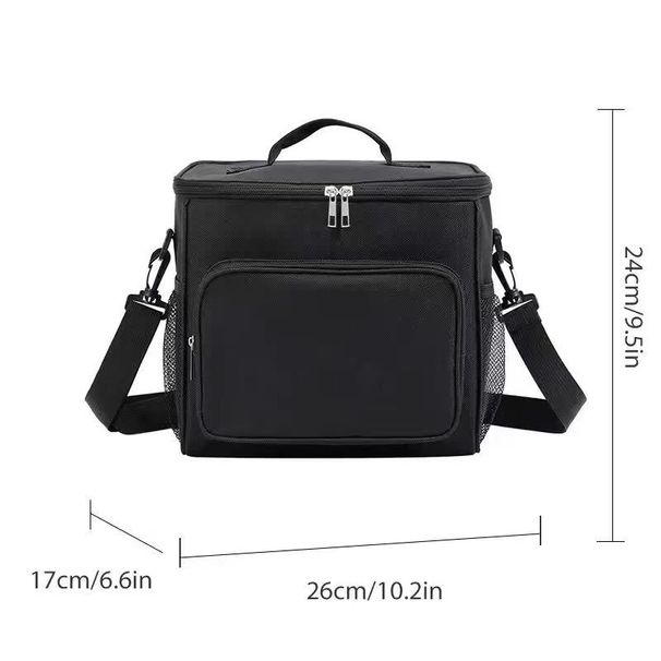 1pcs Thickened Insulated Bag Student Lunch Box Large Capacity Hand-Held Single-Shoulder Outdoor Picnic Bag_desvips.com