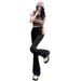 RenMou High Waisted Flared For Women In Autumn 2023, Versatile Stretch Sports Yoga Pants, Slim Fit And Slimming Casual Pants Exclusive Supply_desvips.com