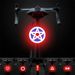 Creative Bicycle High Brightness USB Charging Heart Bone Shape COB Warning Tail Light_desvips.com