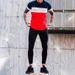 Men's Clothing loose sports suit 3D digital printing personalized fashion short-sleeved trousers_desvips.com
