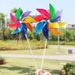 Garden Yard Party Camping Windmill Wind Spinner Ornament Decoration Kids Toy New_desvips.com