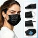 100 Pieces Of Black 3-Ply Disposable Face Masks_desvips.com