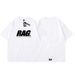 Summer STA National Trend RAG Print Series Pure Cotton Short Sleeve Round Neck Loose Casual Unisex Couple T-Shirt Ins_desvips.com