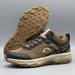 Men's Outdoor Boots With BOA Fit System, Waterproof Leather Hiking Shoes For All Terrain, Anti-Slip Casual Trekking Shoes_desvips.com