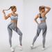 【Set】Yoga Set Summer Thin Quick-Dry Outdoor Training Internet Celebrity Running Gym Sportswear For Women_desvips.com