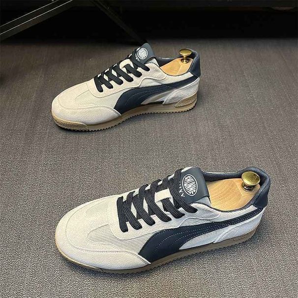New Model Mesh Breathable Odor-Resistant Fashionable Versatile Sneakers Men's Trendy Internet Celebrity Popular_desvips.com