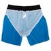 Men's European Style Board Shorts - Water-Resistant & Lined For Beach & Swim (Gusseted Crotch Wide Fit Quick-Dry Black/Blue S-XXL)_desvips.com