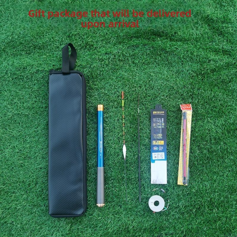 Short Section Light Ultra Hard Mini Stream Carbon Full Set Portable Fishing Hand Rod New_desvips.com