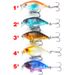 Lure Bait Rock Fat Man 4cm/4.6g Black Three Hooks Plastic Simulation Fish Bait Hard Bait Bait Fishing Gear_desvips.com