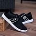 Odorless Slip Resistant Men's Navy Blue Teen Boys Casual Lace Up Canvas Sneakers Cheap Student Shoes Comfortable_desvips.com