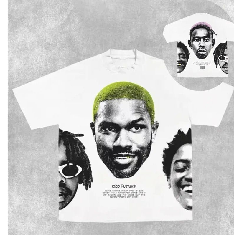 2025 New T-Shirt With Front And Back Prints For Foreigners, Versatile Casual Style, Trendy Round Neck Short Sleeve_desvips.com