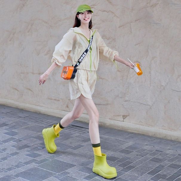 Summer Outdoor Casual Sports Sun Protection Outfit For Women, Loose Versatile Jacket Shorts And Long Skirt With Lining,_desvips.com