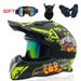 Motorcycle Off Road Helmet, All Season Full Coverage Off Road Motorcycle Helmet, Mountain Racing Downhill Full Face Helmet Riding._desvips.com
